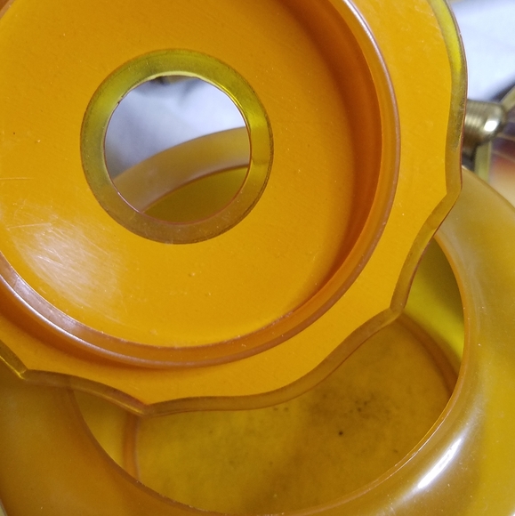 Vintage Vanity Set: Mirror, Brush & Hair Receiver - Picture 5 of 15